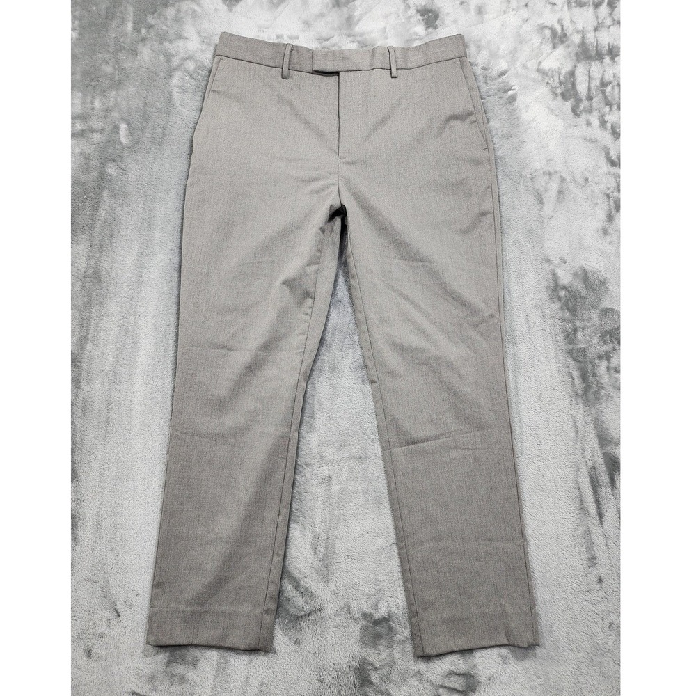 Banana Republic Pants Mens 33x30 Gray Tailored Fit Dress Straight Stretch Office